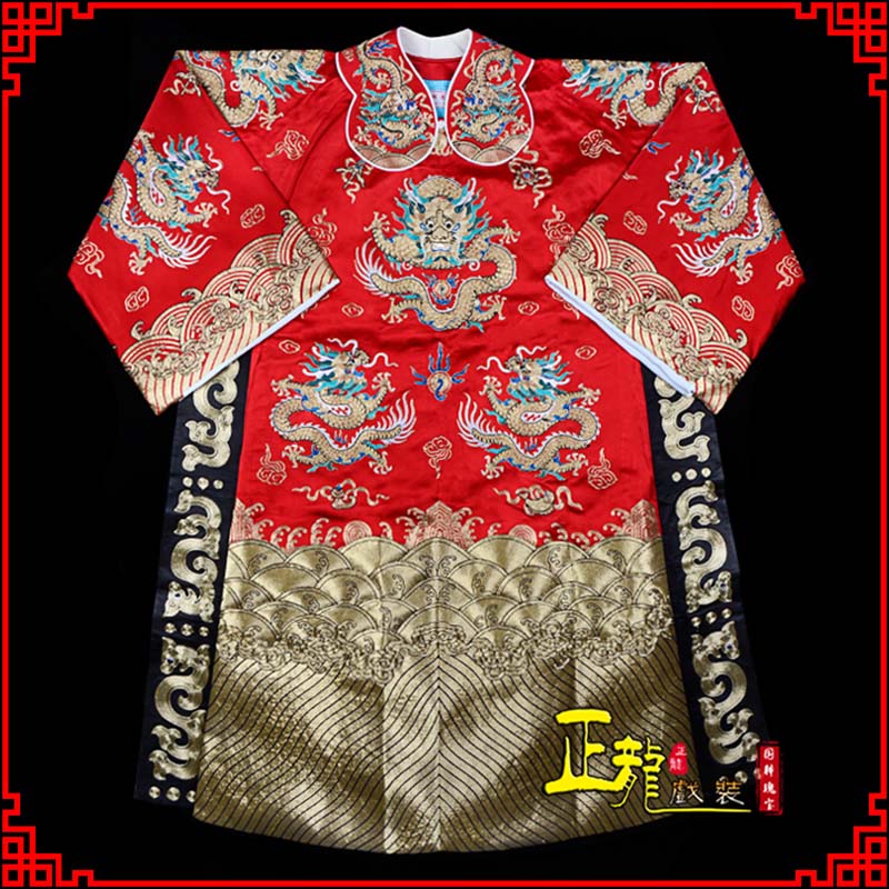 封开皇帝蟒袍全金八宝团龙蟒